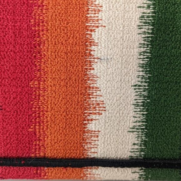 Dior Large Multicolor Striped Book Canvas Tote - Picture 7 of 9